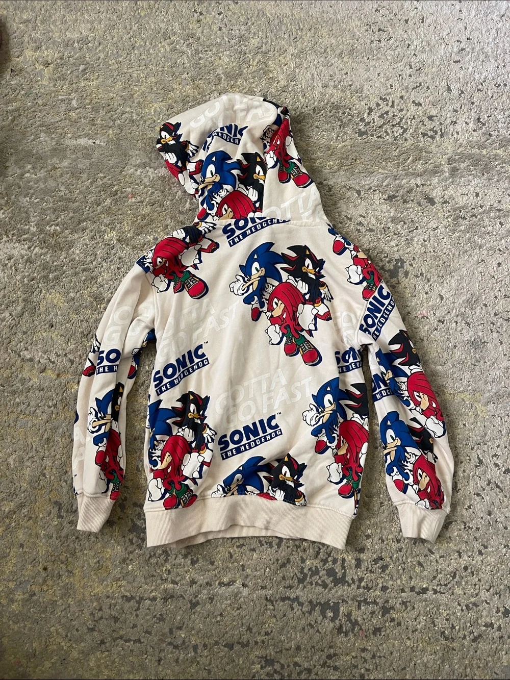Boys sonic the hedgehog hoodie